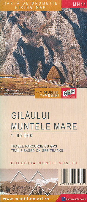 Schubert & Franzke mapa Gilaului,Muntele Mare 1:65 t.
