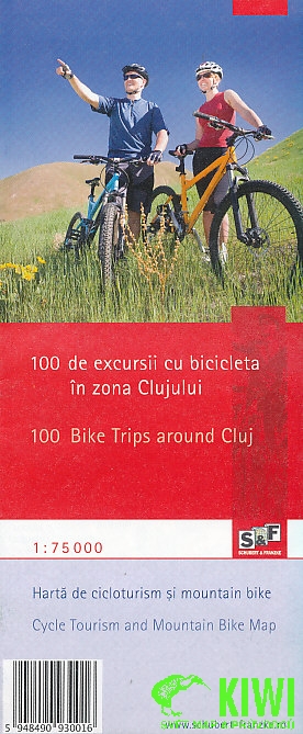 Schubert & Franzke cyklomapa Cluj-Napoca 1:75 t.