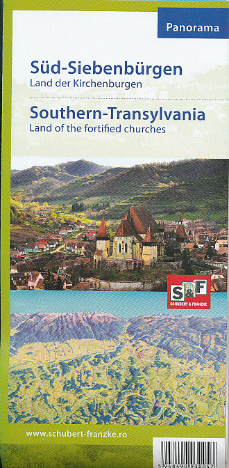 Schubert & Franzke mapa Southern Transylvania panoramatická