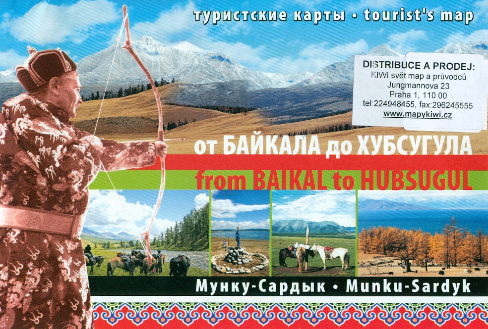 KIWI - přímé nákupy mapa From Baikal to Hubsugul 1:80 t. - 1:500 t.