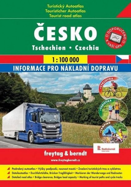 Freytag & Berndt Turistický autoatlas Česko
