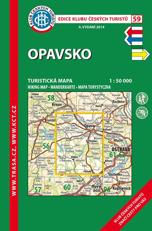 Opavsko - turistická mapa KČT č.59