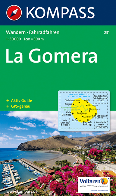 La Gomera - turistická mapa (Kompass č. 231) - turistická mapa