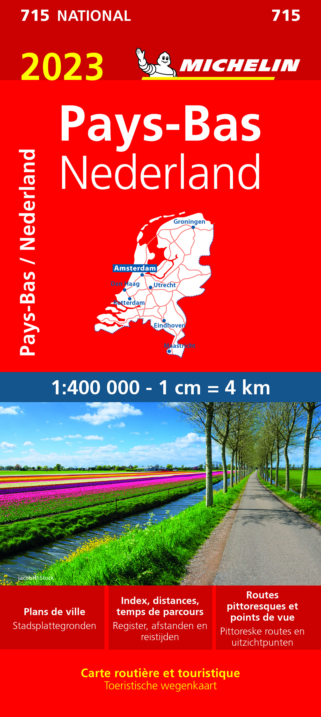 Michelin mapa Netherlands (Nizozemí) 1:400 t.