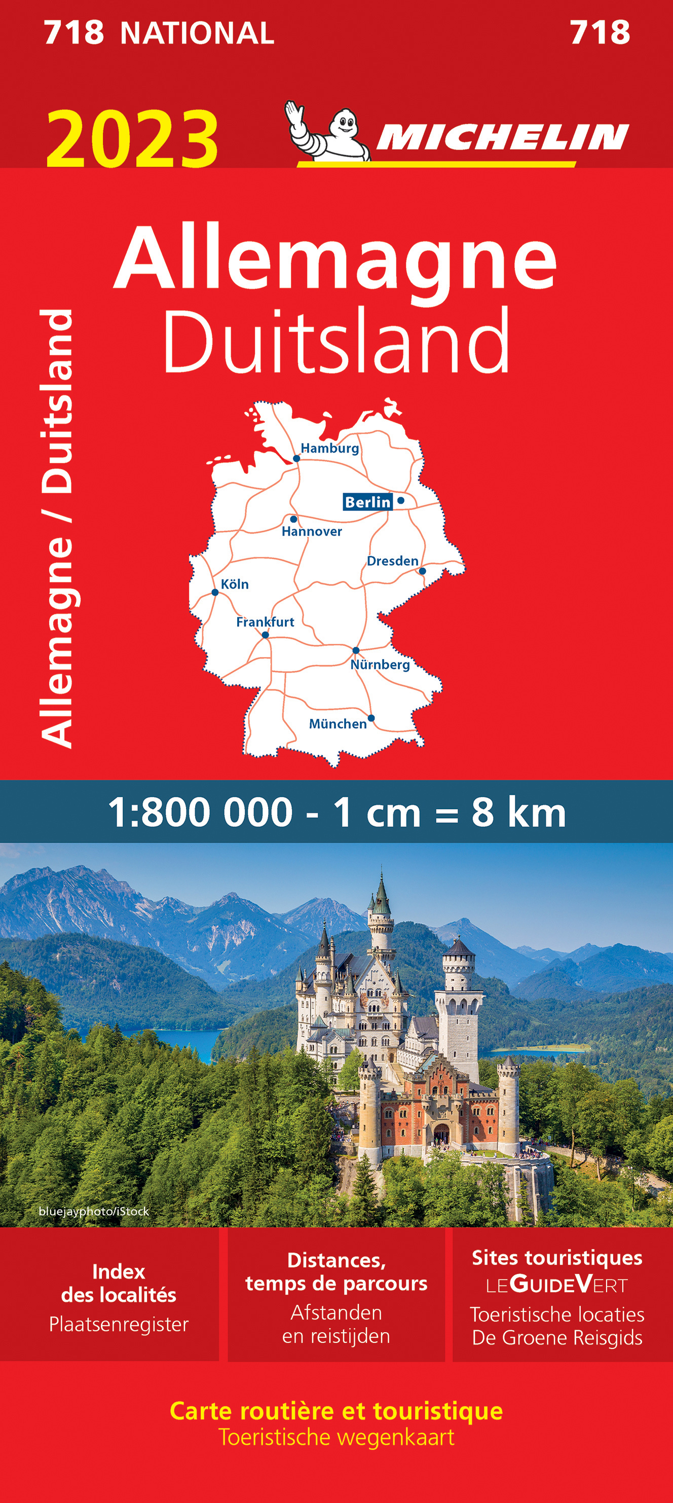 Michelin mapa Germany (Německo) 1:750 t.