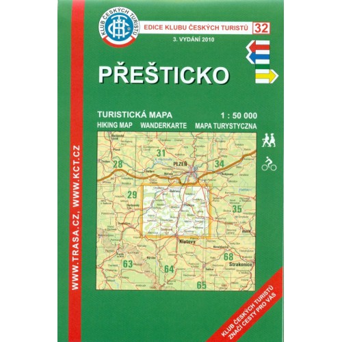 Přešticko - turistická mapa KČT č.32