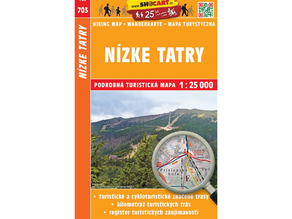 Nízké Tatry - turistická mapa č. 703