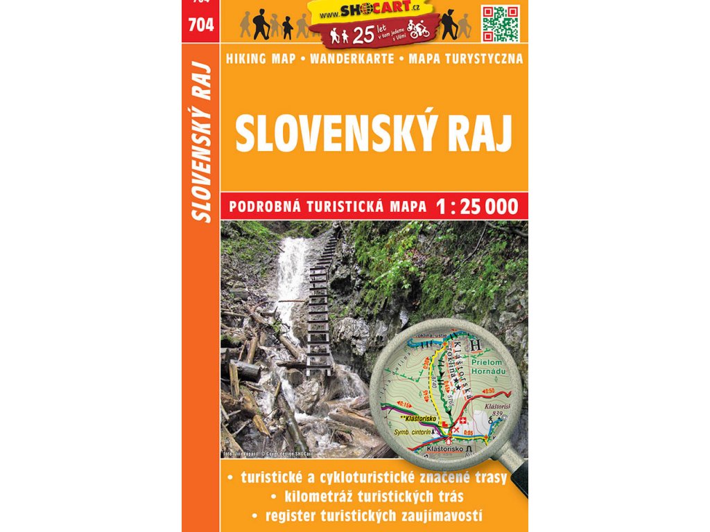 Slovenský raj - turistická mapa č. 701