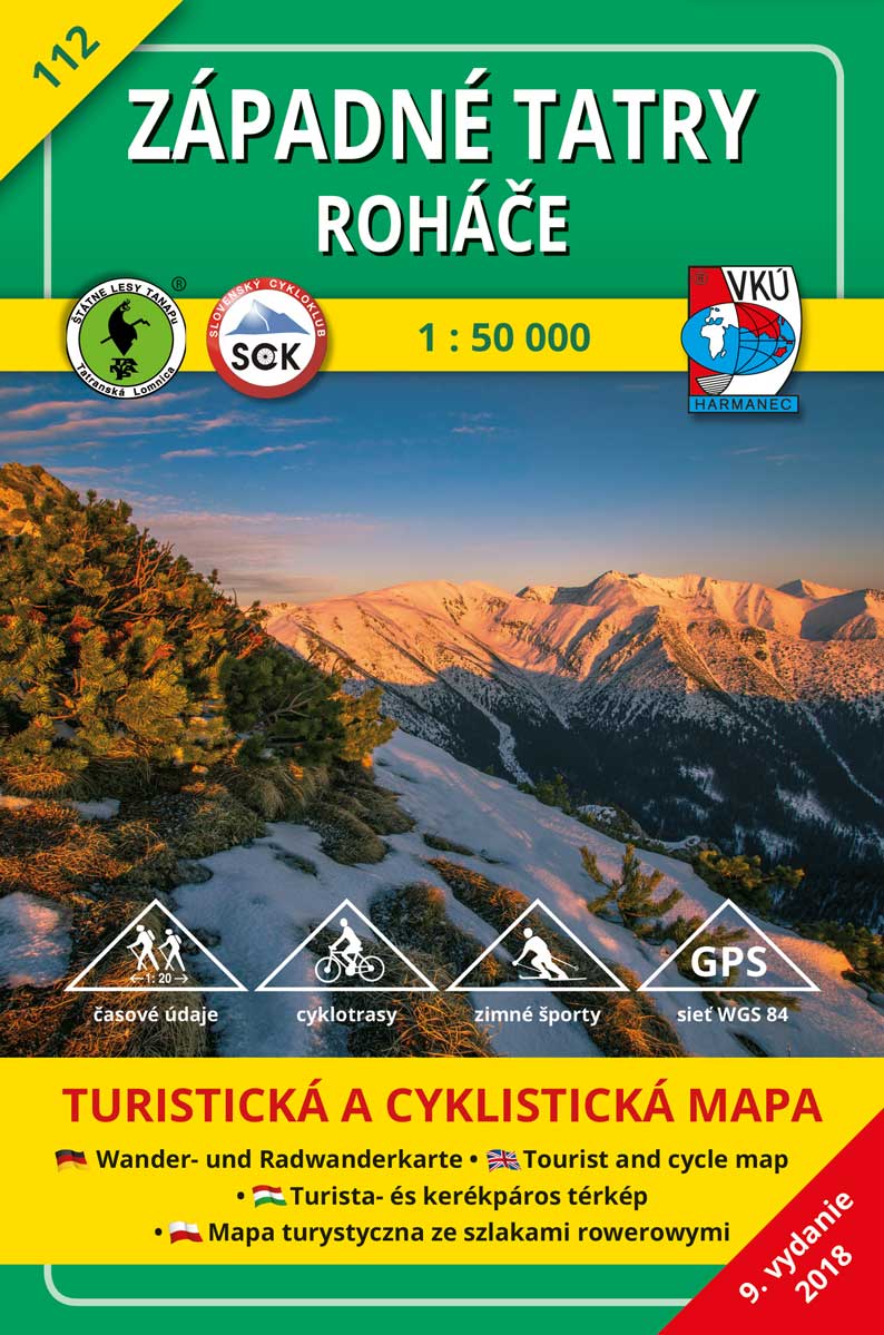 VKÚ Harmanec Západné Tatry - Roháče - mapa č. 112