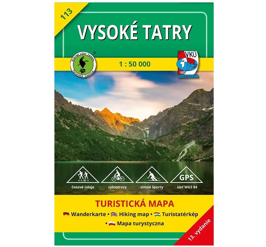 VKÚ Harmanec Vysoké Tatry - mapa č. 113