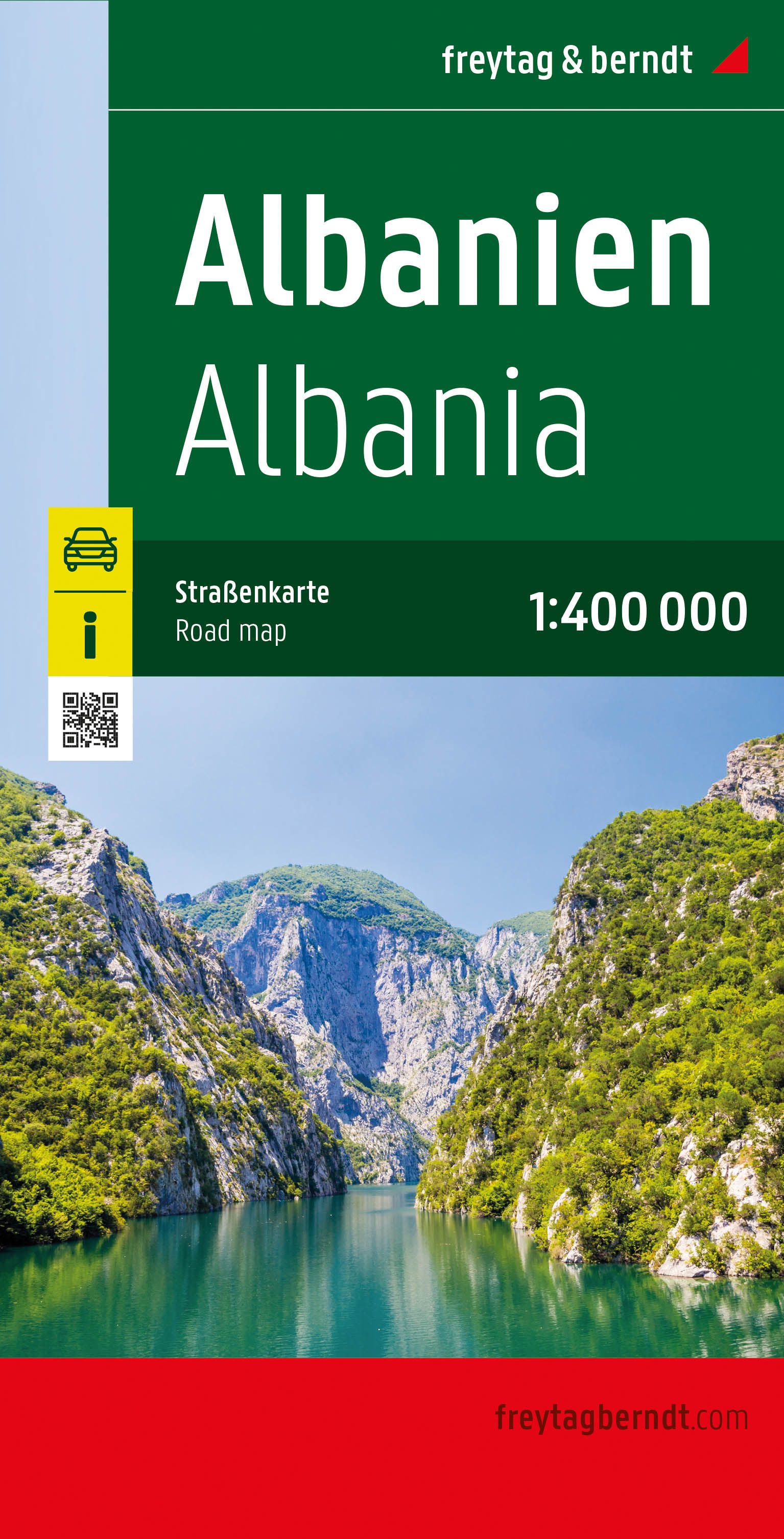 mapa Albania 1:400 t. - automapa