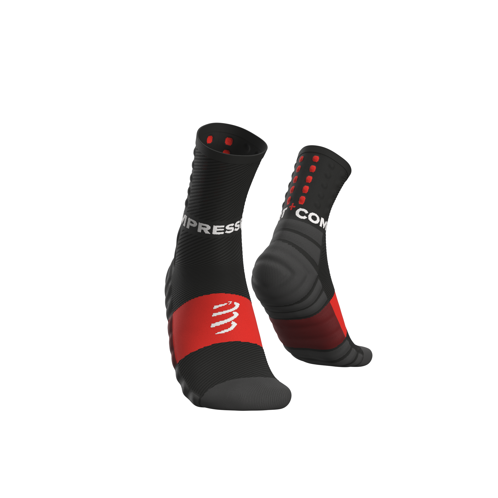 Compressport ponožky Shock Absorb - černá Velikost: XL