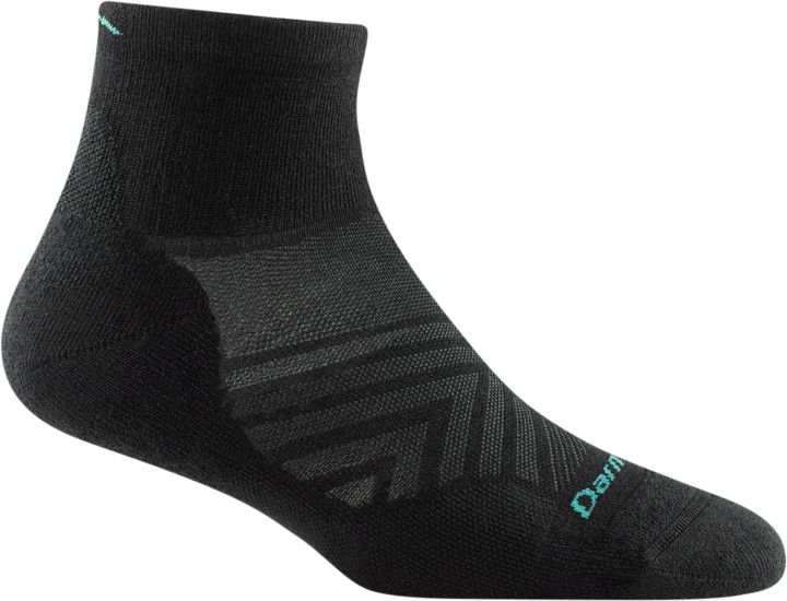 Darn Tough ponožky RUN 1/4 ULTRA Lightweight - dámské - černé Velikost: M