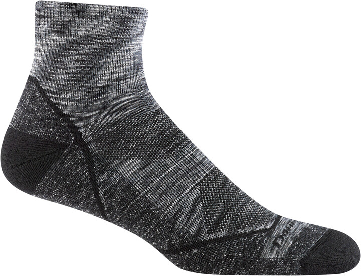 Darn Tough ponožky LIGHT 1/4 QUARTER Lightweight Merino - pánské - černé Velikost: XL