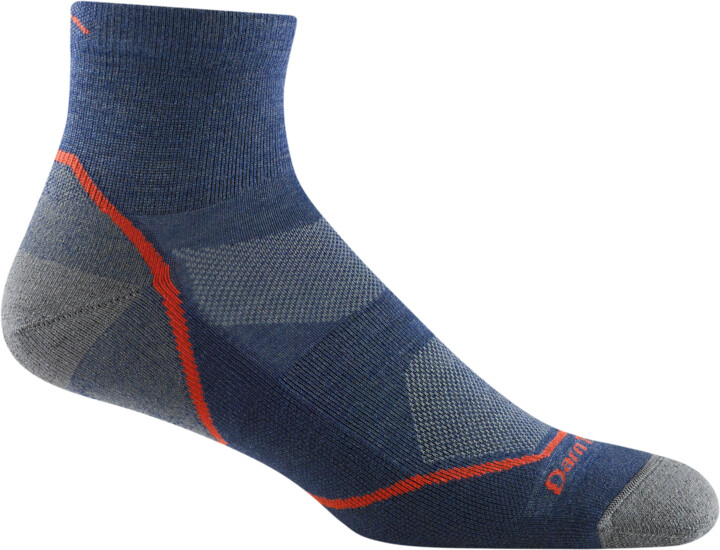 Darn Tough ponožky LIGHT 1/4 QUARTER Lightweight Merino - pánské - modré Velikost: XL