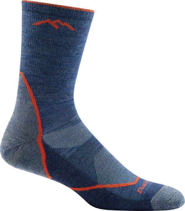 Darn Tough ponožky LIGHT HIKER MICRO CREW Lightweight Merino - pánské - modré Velikost: L