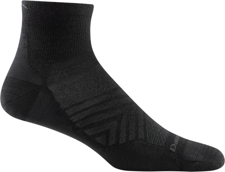 Darn Tough ponožky RUN 1/4 ULTRA Lightweight No Cushion - pánské - černé Velikost: XL