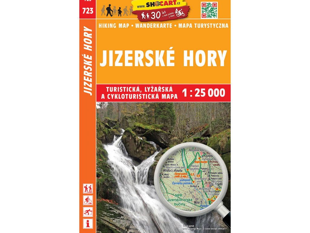 Jizerské hory - turistická mapa