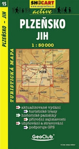 Shocart Plzeňsko, jih (turistická mapa č. 15)