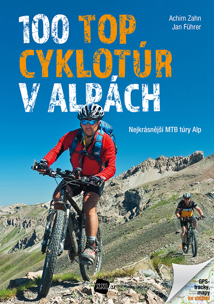 100 TOP cyklotúr v Alpách - kniha