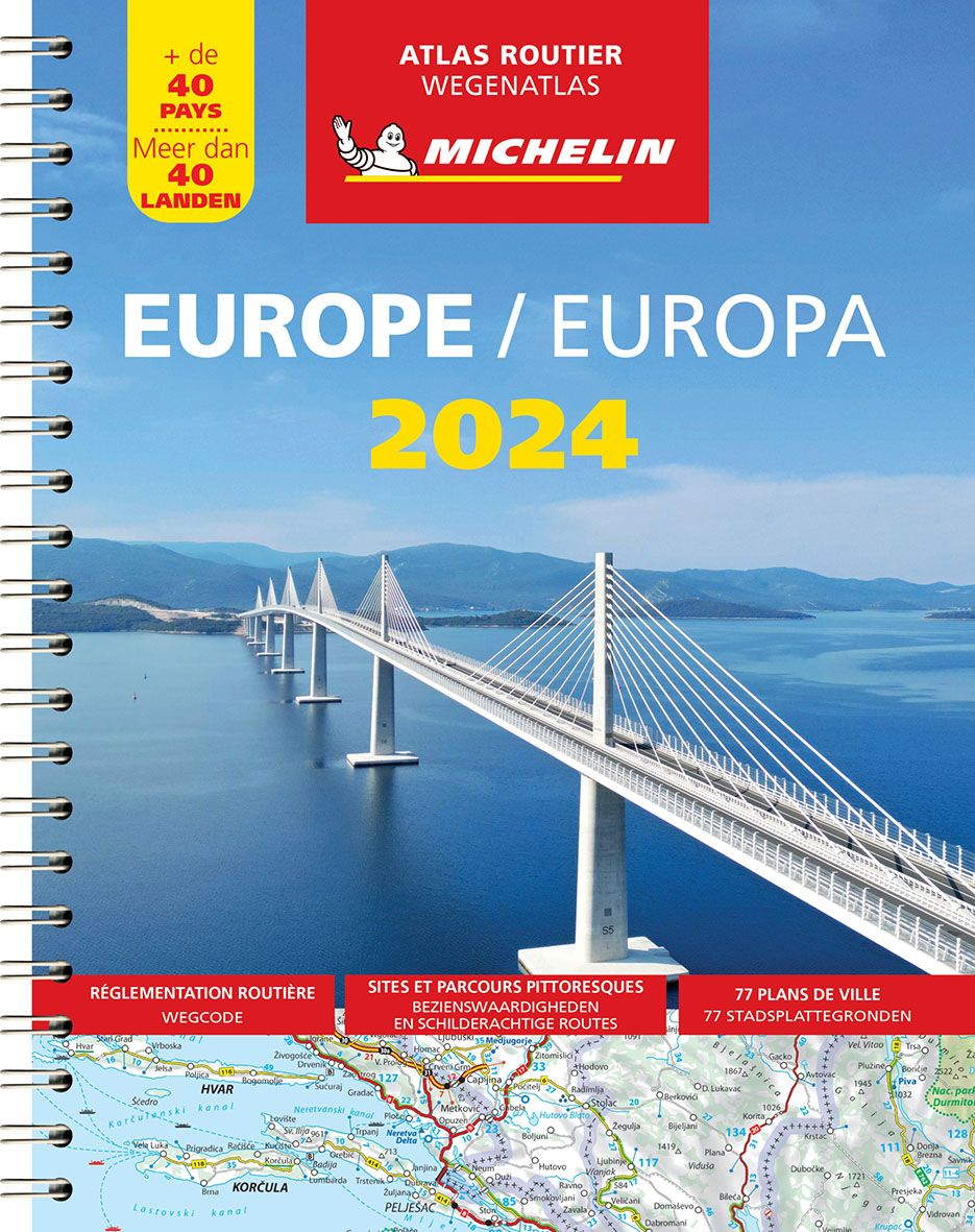 Evropa - autoatlas Michelin 2024