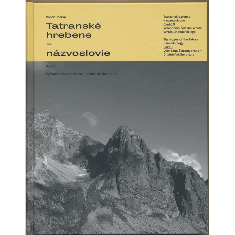 Tatranské hrebene - názvosloví 3.část