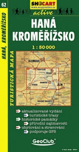 Shocart Haná, Kroměřížsko (turistická mapa č. 62)