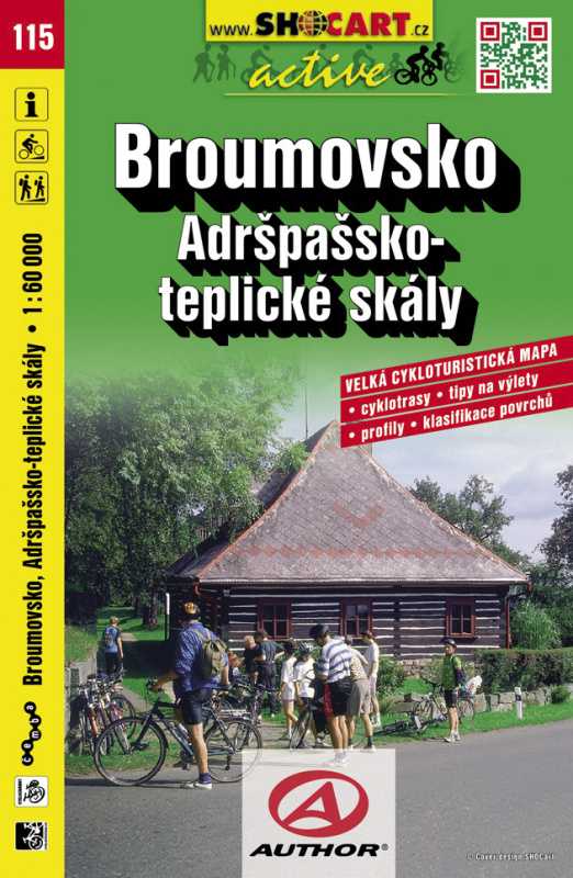 Shocart Broumovsko, Adršpašsko, teplické skály (cyklomapa č. 115)
