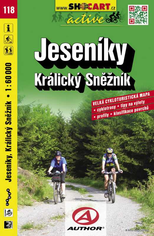 Shocart Jeseníky, Králický sněžník (cyklomapa č. 118)