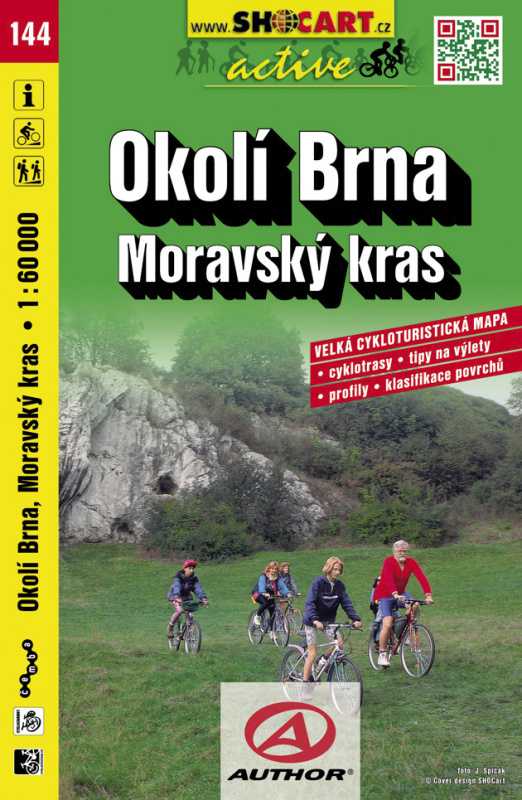 Shocart Okolí Brna, Moravský kras (cyklomapa č. 144)