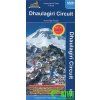 mapa Dhaulagiri Circuit 1:90 t. Nepa Maps