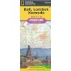 mapa Bali,Lombok,Komodo 1:155 t. National Geographic voděodolná