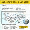 mapa USA-Southeastern Plains,Gulf Coast 1:1,3 mil. voděodolná