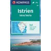 Istrie, turistická mapa (Kompass č. 238)
