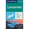 Lanzarote, turistická mapa (Kompass - 241)