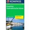 Dalmatinische Küste, Dalmátské pobřeží (set 3 map, Kompass - 2900)