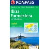 Ibiza, Formentera- turistická mapa (Kompass - 239)