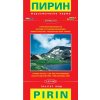 Pirin - turistická mapa