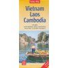 mapa Vietnam, Laos, Cambodia 1:1,5 mil.  voděodolná