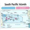 mapa South Pacific Islands různá měřítka   voděodolná