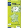 mapa Poitiers, Chatellerault 1:100 t.