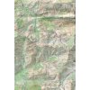 mapa Corte, Monte-Cinto 1:25 t. (Korsika)