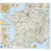 nástěnná mapa Francie 1:1 mil. 100x110 cm lamino