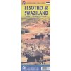 mapa Swaziland 1:200 t., Lesotho 1:350 t.       ITM