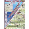 Šumava - Povydří - mapa na šátku