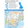 mapa Devon a Somerset West 1:130 t.