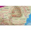 mapa Transylvania 1:250 t.  laminovaná