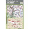 mapa Valle de Canfranc, Valle de Aísa, Candanchú, Astún 1:25 t.