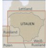 mapa Lithuania (Litva) + Kaliningrad 1:325 t. voděodolná
