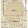 mapa Sudan, South Sudan 1:1,8 mil. voděodolná